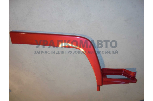 крыло Евро2 правое (переднее с подножкой) красное (со спальником) HOWO WG1642230013