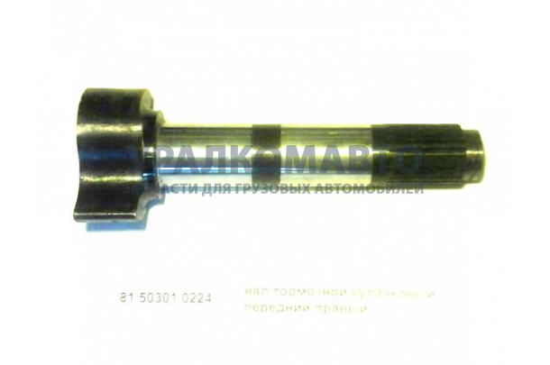 Вал тормозной кулачковый передний правый SHAANXI 81.50301.0224