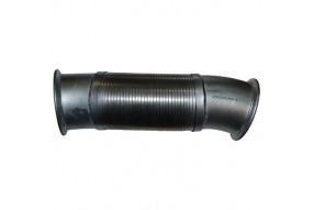 Гофра глушителя D=120 L=480 с изгибом (крепление под хомут)